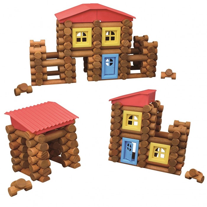 Casute modulare din lemn reconstruibile Maxim 270 piese Log Homes